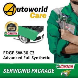 Castrol EDGE 5W30 Fully Synthetic Servicing Package (4L)